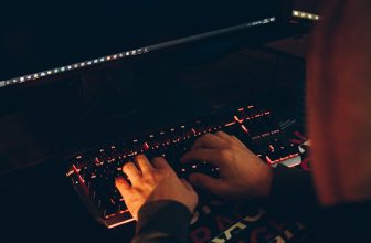 crop cyber spy hacking computer system in darkness